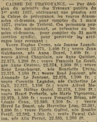 caisse prevoyance veuves-depeche de Brest-10-08-1927